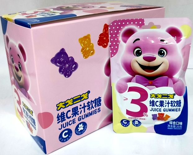 3/8600                                      Мармелад                            JUICE GUMMIES (12бл*20шт*20гр)