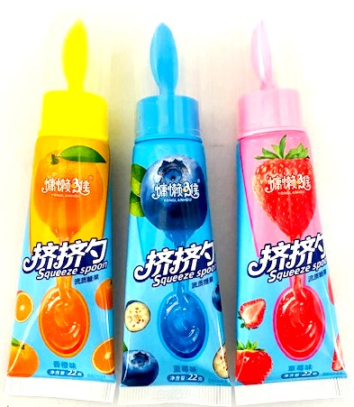 1/3748                                                  Конфета гелевая    Squeeze spoon                       (12бл*20шт*22гр)
