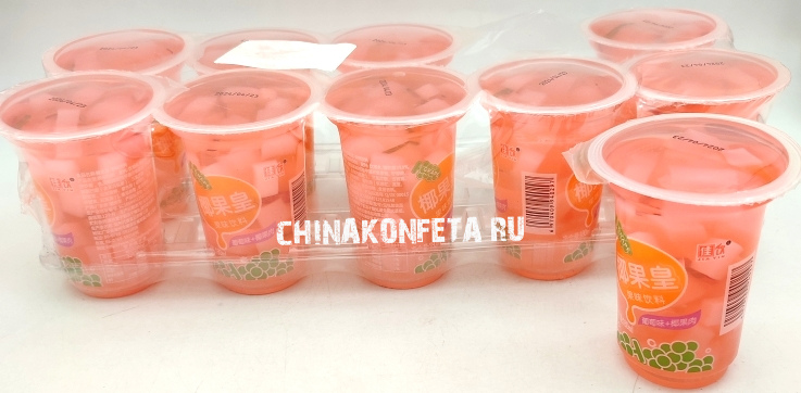 1/1807/1                                    Желе фруктовое                       JIA YIN                         ВИНОГРАД                     (12бл*10шт*180гр)