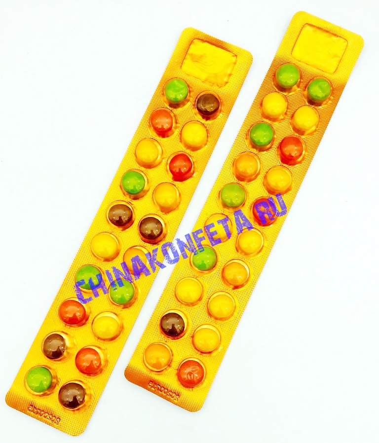 2122                              Конфеты                           Caizhilian Juice Candy (20бл*30шт*15гр)