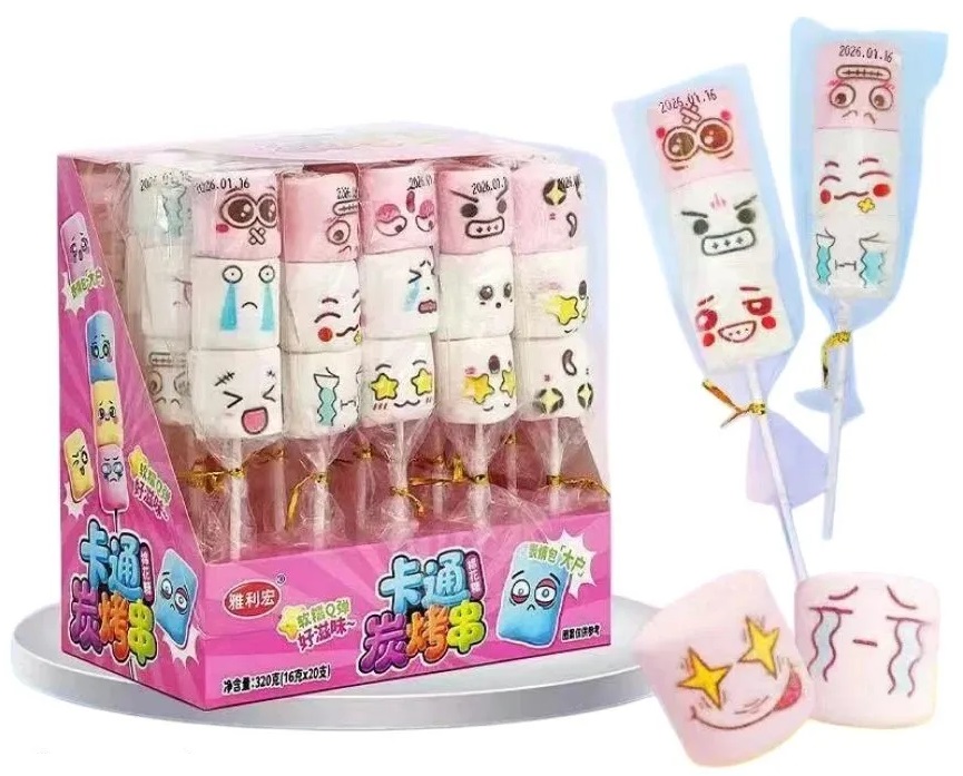 1/3831                   Маршмеллоу                               GRILLED MARSHMALLOWS        (12бл*20шт*16гр)