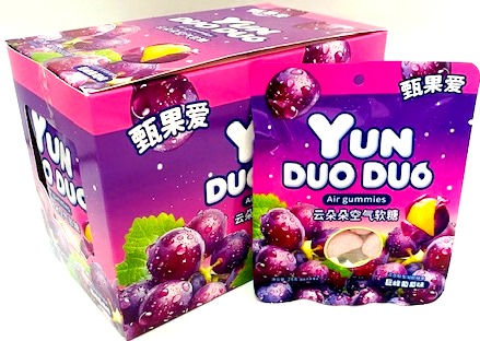3/3231                   Мармелад                                 YUN DUO DUO       АССОРТИ  (ГУАВА, МАНГО, ВИНОГРАД, МАНГУСТИН) (12бл*20шт*24гр)