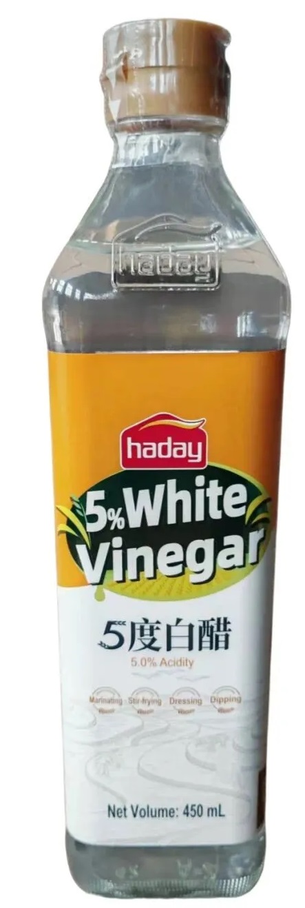 1/1613/1                                           Уксус рисовый   5% WHITE VINEGAR (12шт*450мл)