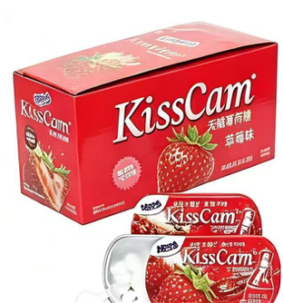 4/3090/4                                      Драже                              KissCam                        Клубника (12бл*20шт*12гр)
