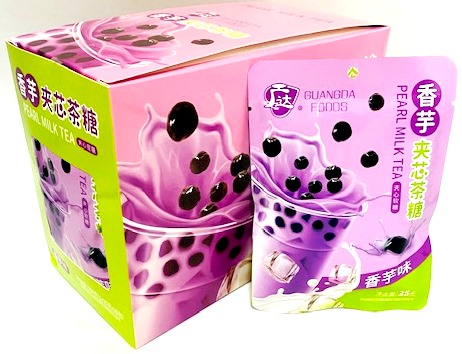 3/4591                               Конфеты                         PEARL MILK TEA   ТАРО/МАТЧА   (12бл*20шт*25гр)