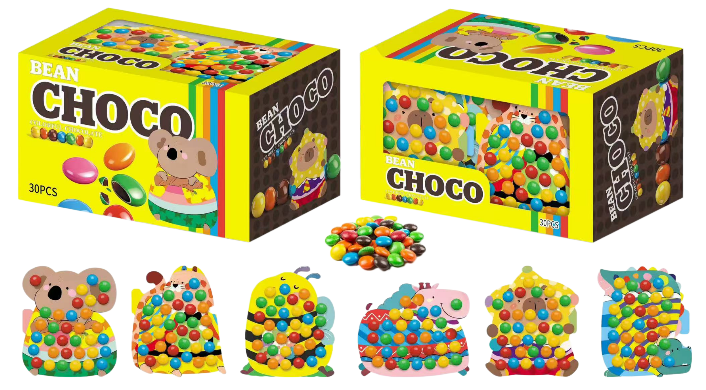 3/3732                              Драже                    шоколадное                                в глазури                          CHOCO  (20бл*30шт*9гр)