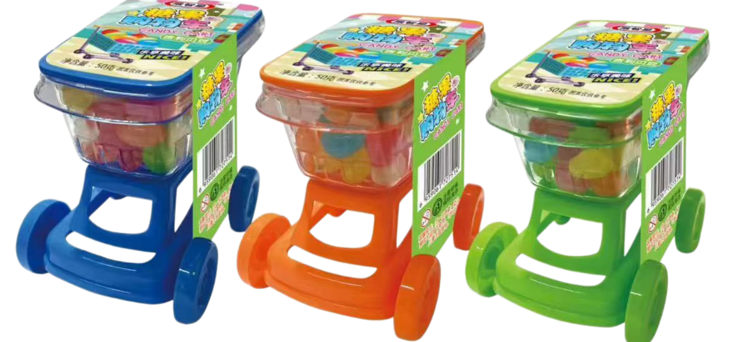 3/3244                                 Мармелад  жевательный      KANDY CART   ТУЛЕЖКА ПРОДУКТОВАЯ (12бл*6шт*50гр) 