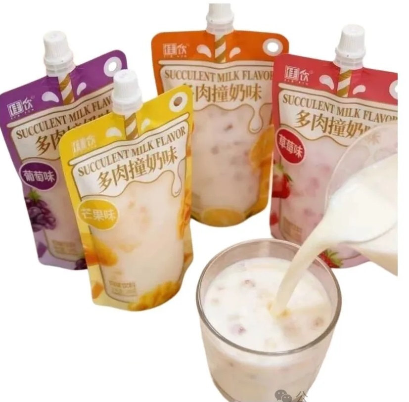 1/3251            Фруктовый напиток с кусочками желе  SUCCULENT MILK FLAVOR         (60шт*258гр)