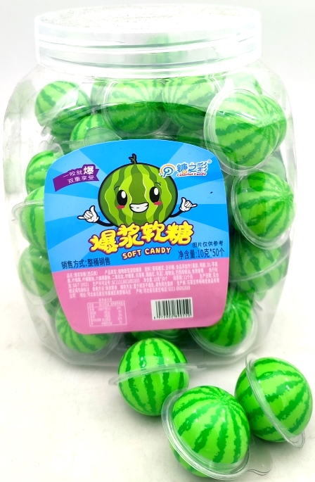 7593/5                                   Мармелад                        SOFT CANDY                  АРБУЗ           (12бл*50шт*10гр)
