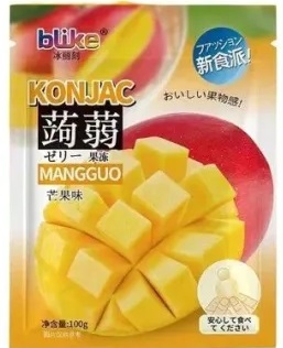 1/1624/12                               Желе фруктовое KONJAC                    МАНГО (10уп*20шт*100гр)