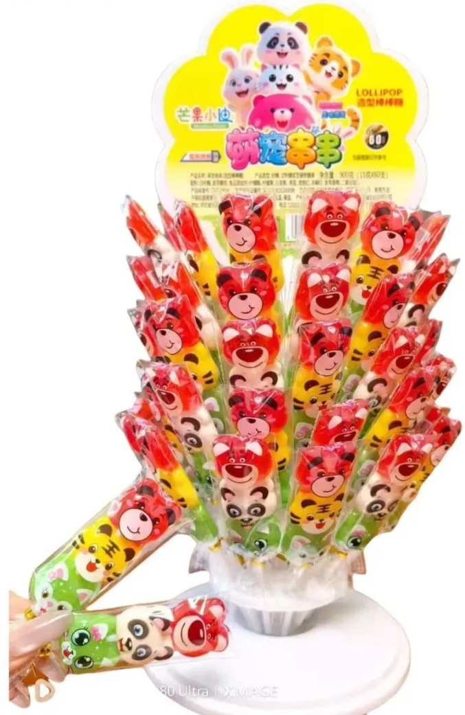 5121/2                                      Карамель на палочке LOLLIPOP         (12бл*60шт*15гр)