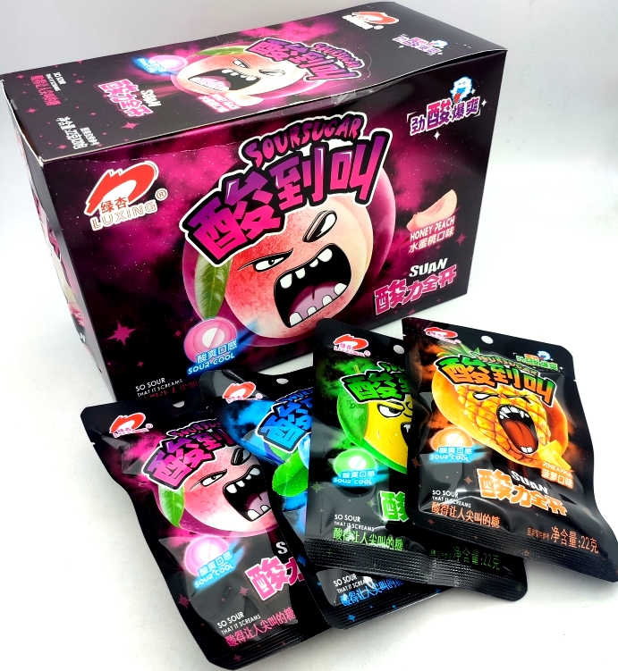 4022                         Конфеты КИСЛЫЕ SOUR  COOL    (12бл*20шт*22гр)