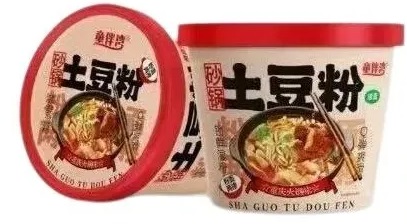 1/3218                             Лапша быстр.приготовления                  SHA GUO TU                       DOU FEX                                             (12шт*гр)