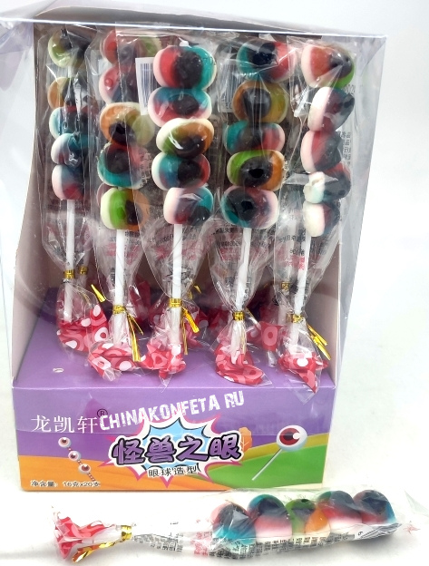 2/1481/2                       Мармелад Multieye Candy на палочке ГЛАЗА (12бл*20шт*16гр)