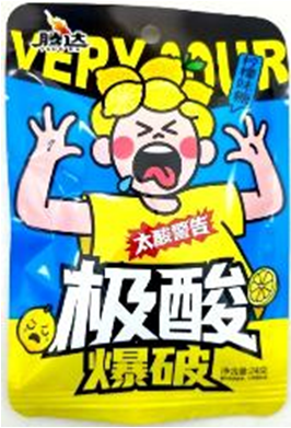 8294/3                                Конфеты                             VERY SOUR                        ЛИМОН                             супер КИСЛЫЕ             (12бл *20шт*24гр)