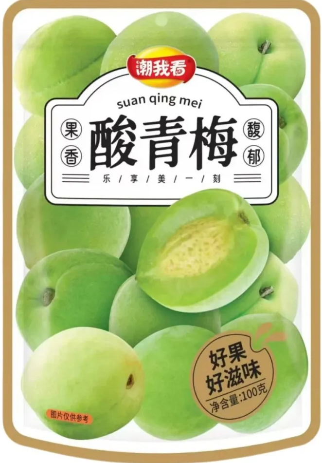 6021/4                                   Сухофрукты                    suan qing mei ЗЕЛЕНАЯ СЛИВА           (30уп*100гр)