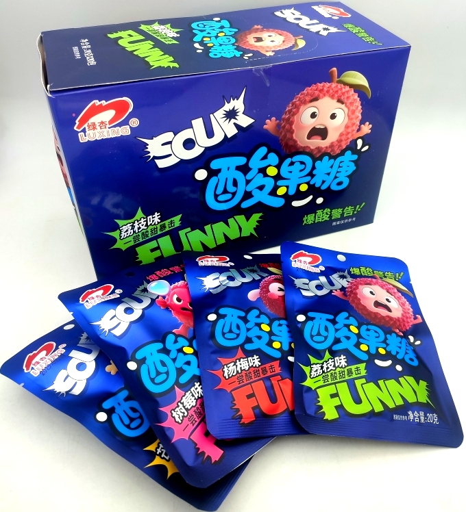 7097                   Конфеты                           Sour FANNY АССОРТИ   (12бл*20шт*20гр)