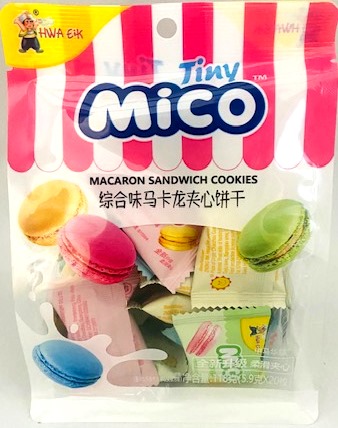 3/3249                        Печенье                         MICO                       MACARON SANDWICH COOKIES                (24бл*118гр)
