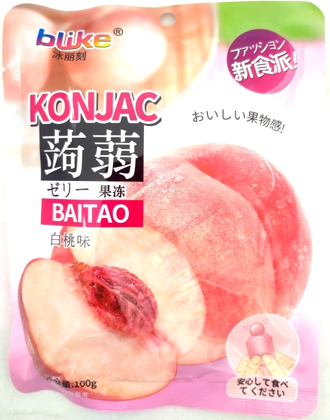2/1624/1                                Желе фруктовое KONJAC                    ПЕРСИК (10уп*20шт*100гр)