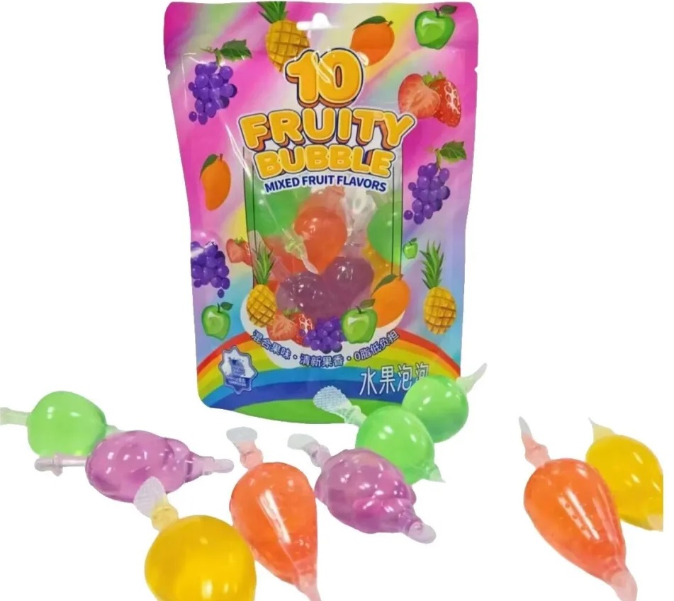 1/4361                                   Фруктовое желе   FRUITY BUBBLE           (10уп*20шт*гр)