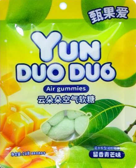 3/3231/2                   Мармелад                                 YUN DUO DUO                    МАНГО (12бл*20шт*24гр)