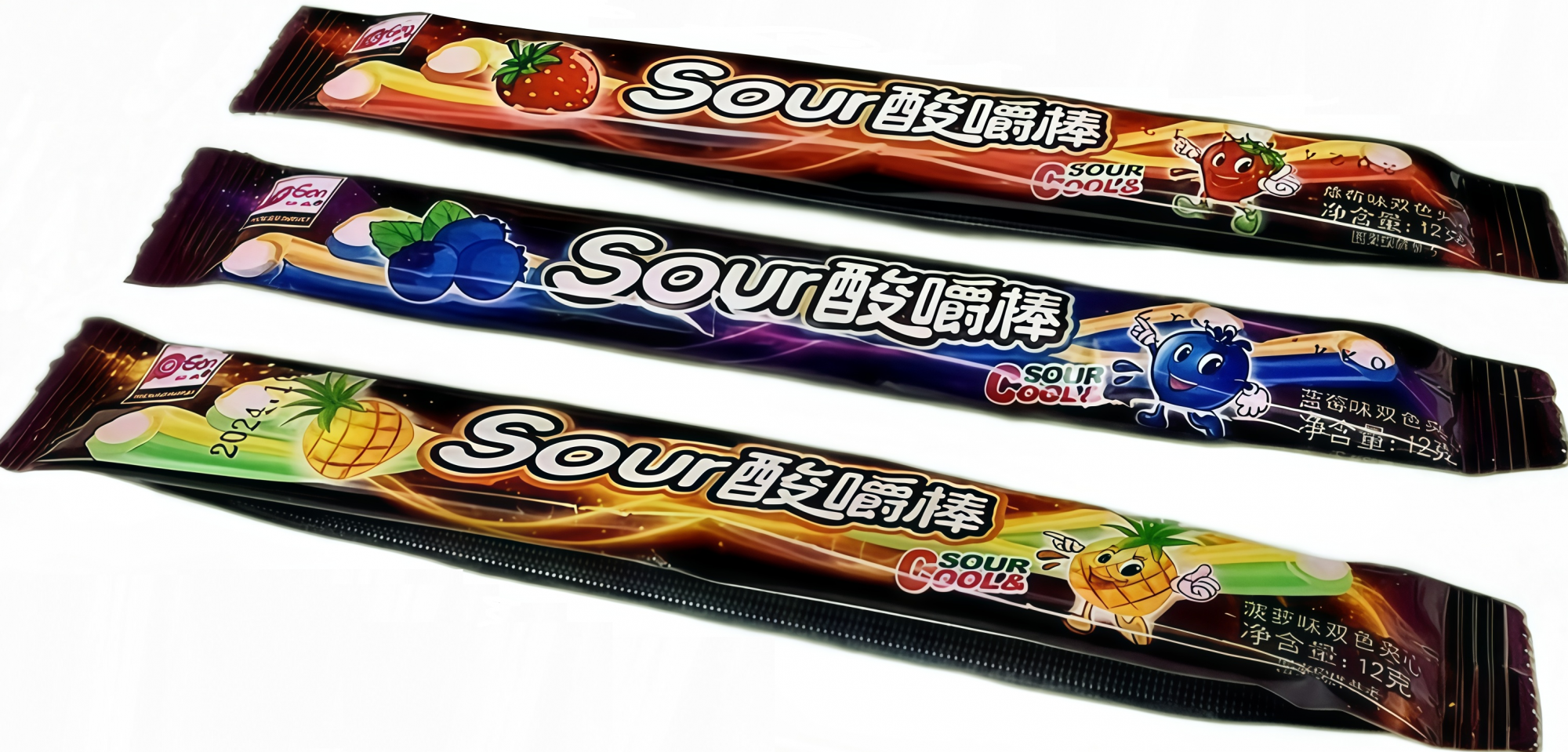 3/2211                                Тянучка                              SOUR COOL'S              (24бл*30шт*12гр)